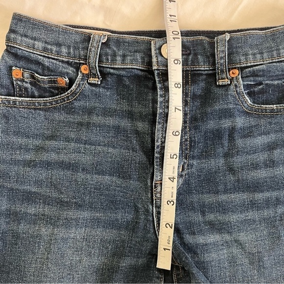 Gap 4” short high rise dark wash denim shorts size 25R - Picture 6 of 11